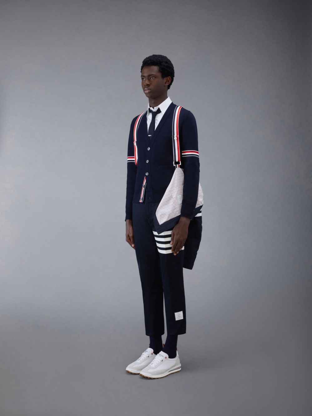 Thom Browne Downfilled Twill Shirt Mäntel Herren Blau | ILL33Y13751