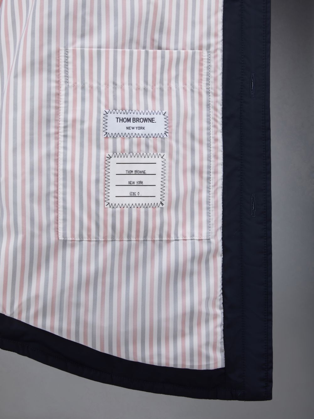 Thom Browne Downfilled Twill Shirt Mäntel Herren Blau | ILL33Y13751