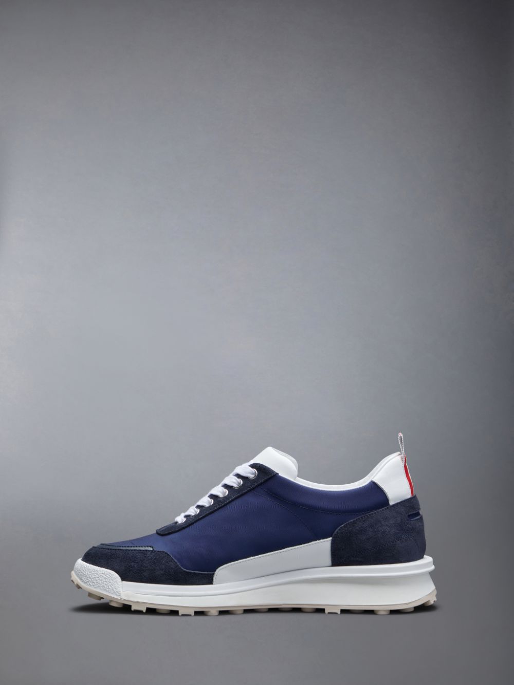 Thom Browne Eco Nylon Alumni Sneakers Herren Blau | SSY93L60436