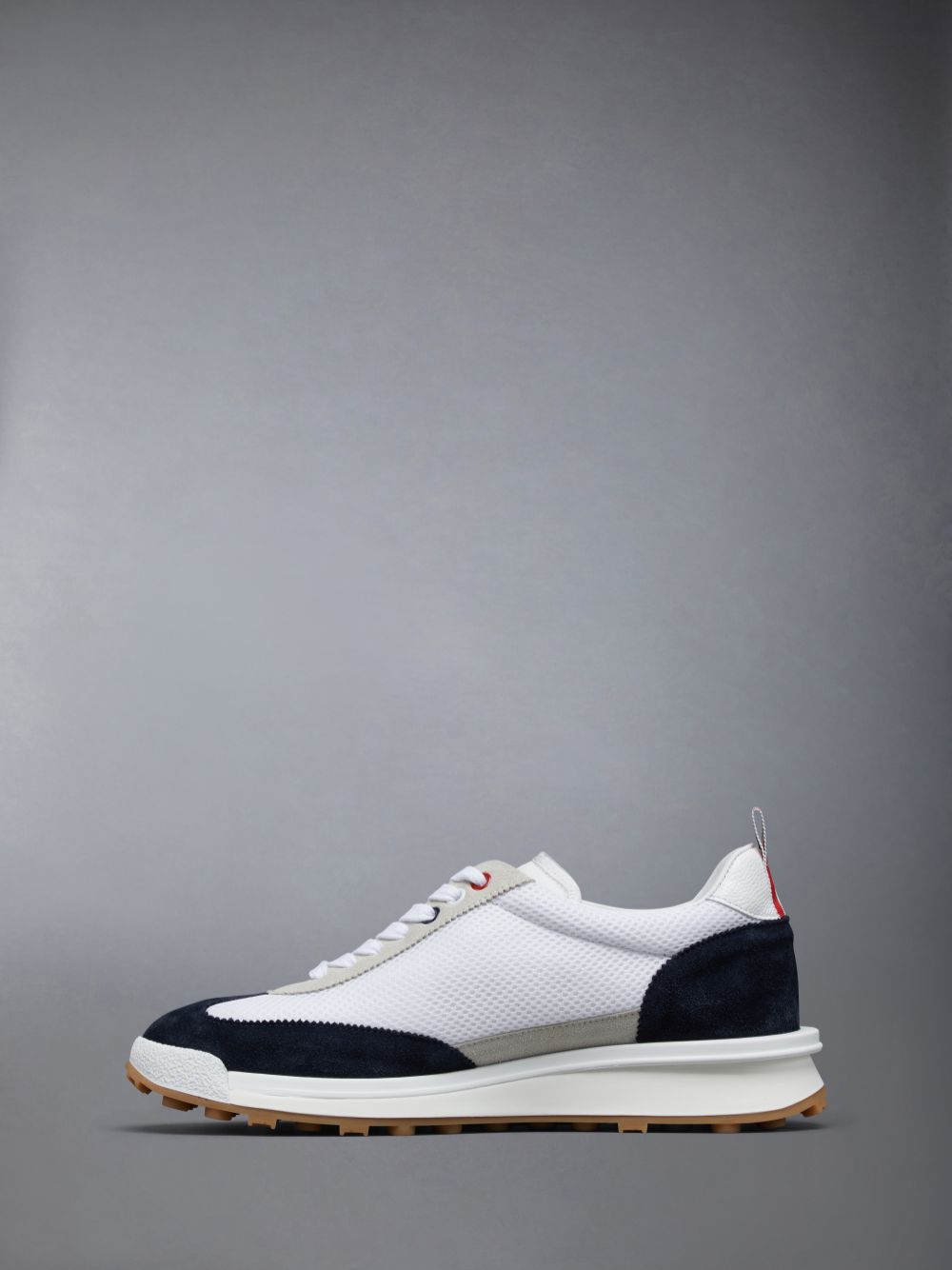Thom Browne FINE SUEDE TECH RUNNER Sneakers Herren Weiß | PXH95X36248