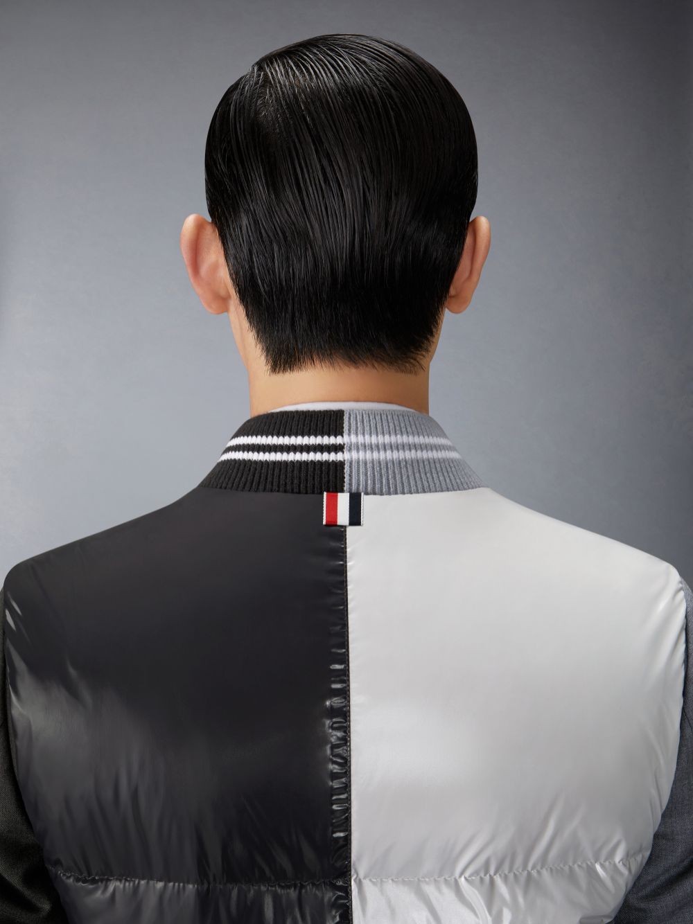 Thom Browne Funmix Glossy Tech Down Fill Weste Herren Gelb | NFI33I91616