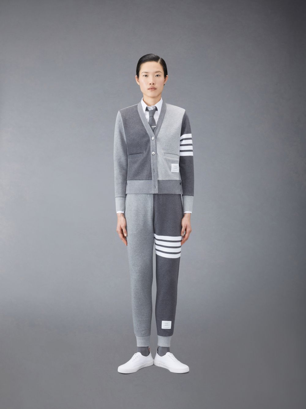 Thom Browne Funmix Loopback 4-Bar Jogginghose Damen Grau | ZCG67Q94397
