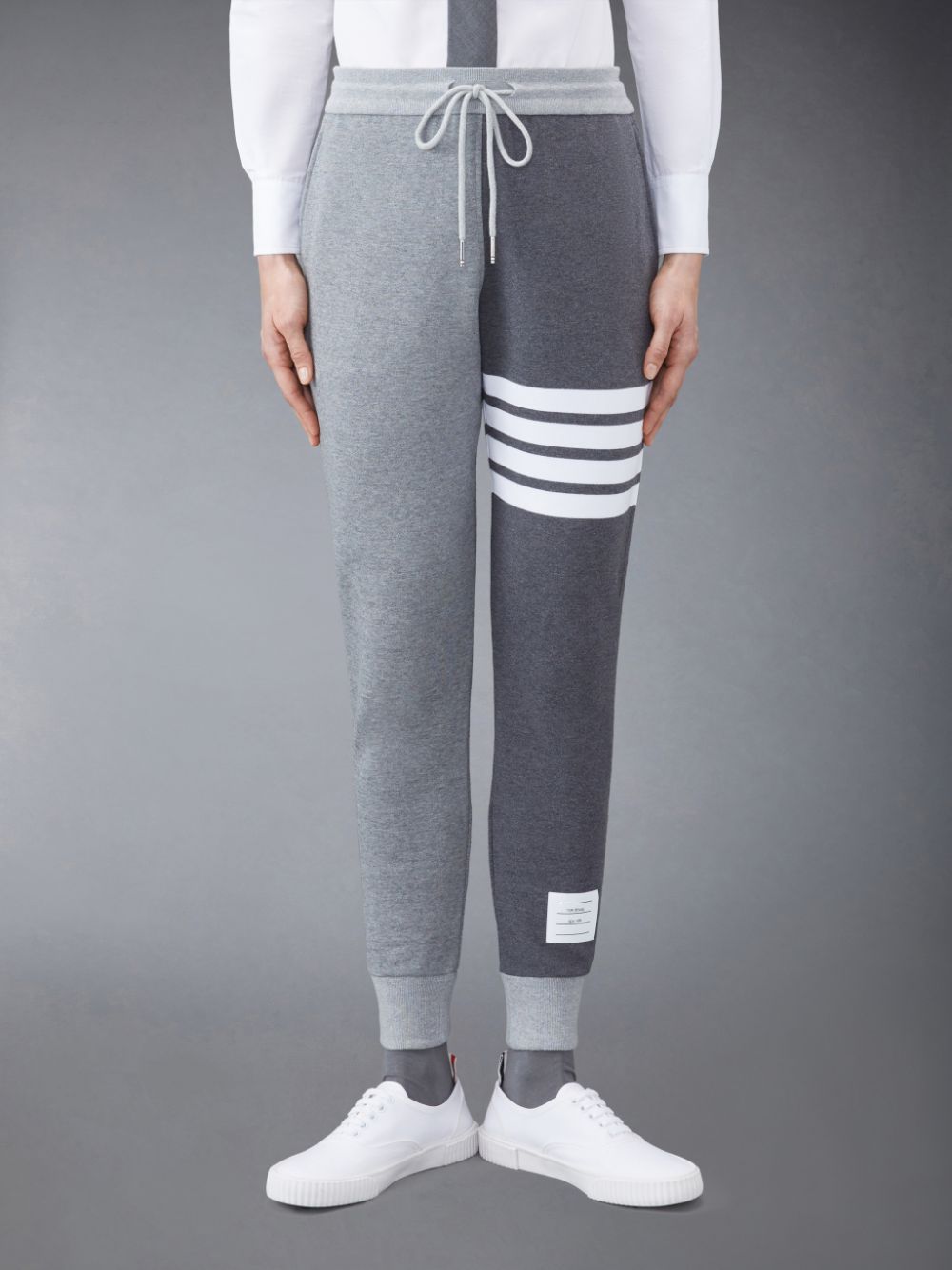 Thom Browne Funmix Loopback 4-Bar Jogginghose Damen Grau | ZCG67Q94397