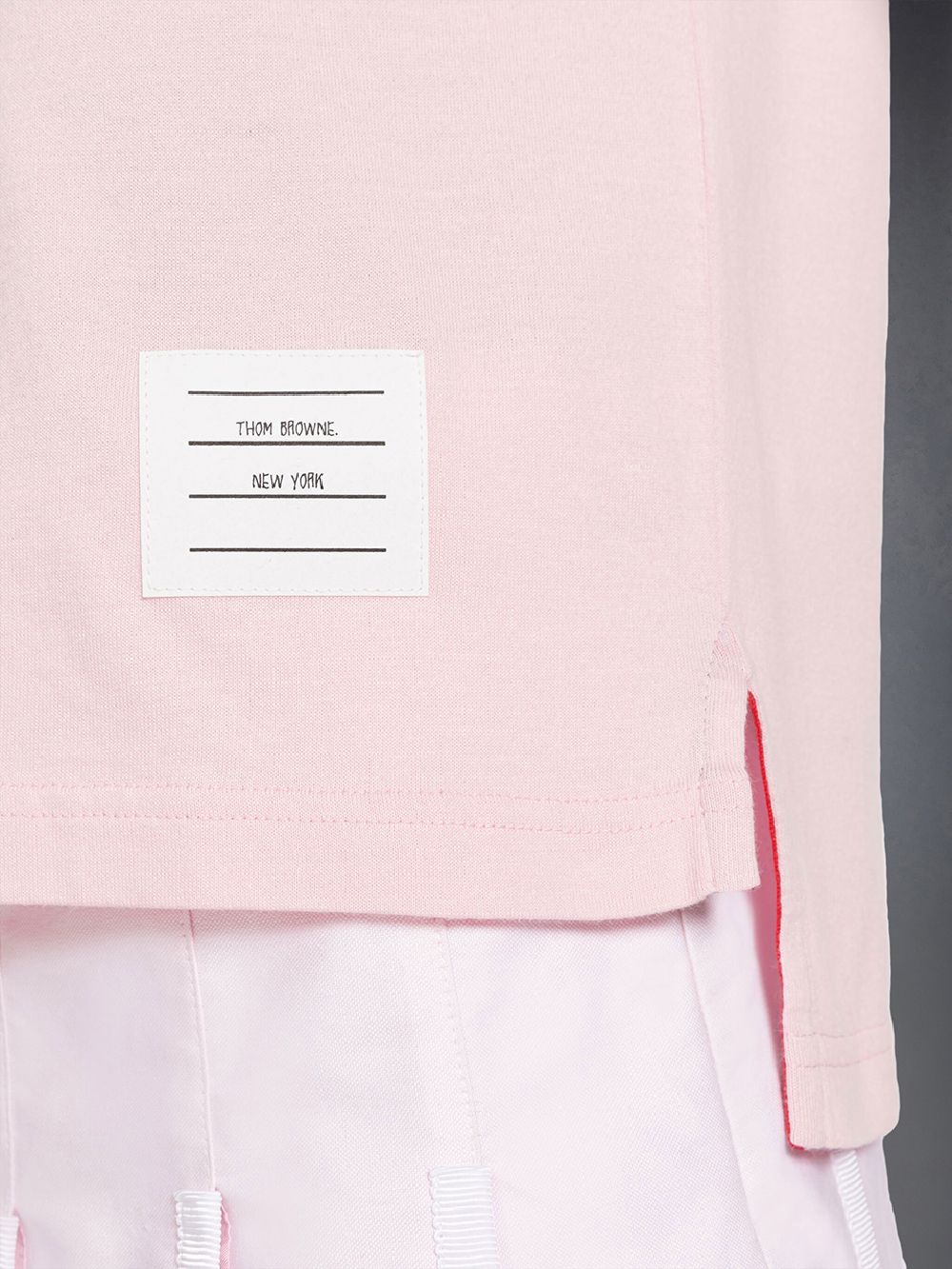 Thom Browne Jersey 4-Bar Short Sleeve T-shirts Damen Rosa | LZE99R95091