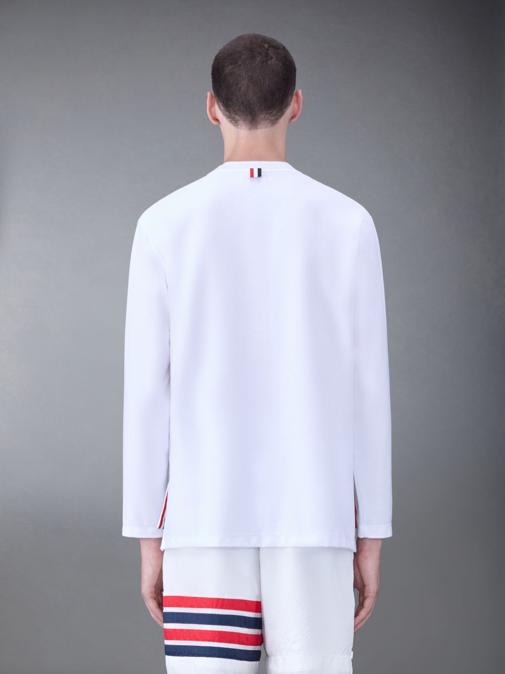 Thom Browne Jersey Oversized T-shirts Herren Weiß | NTV46Q97557
