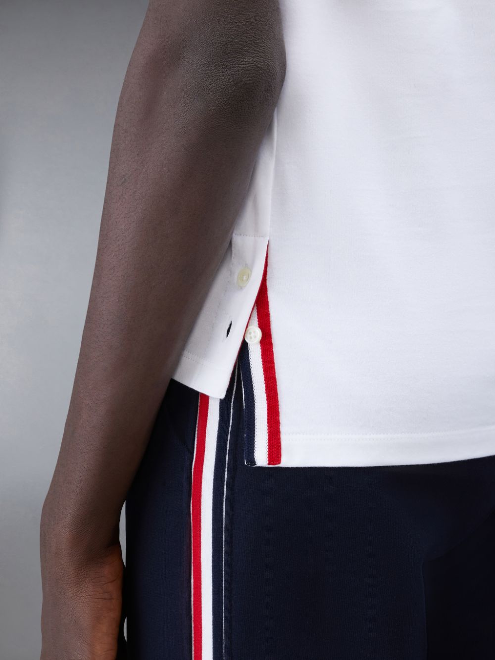 Thom Browne Jersey Pocket T-shirts Herren Weiß | UEG96A99693