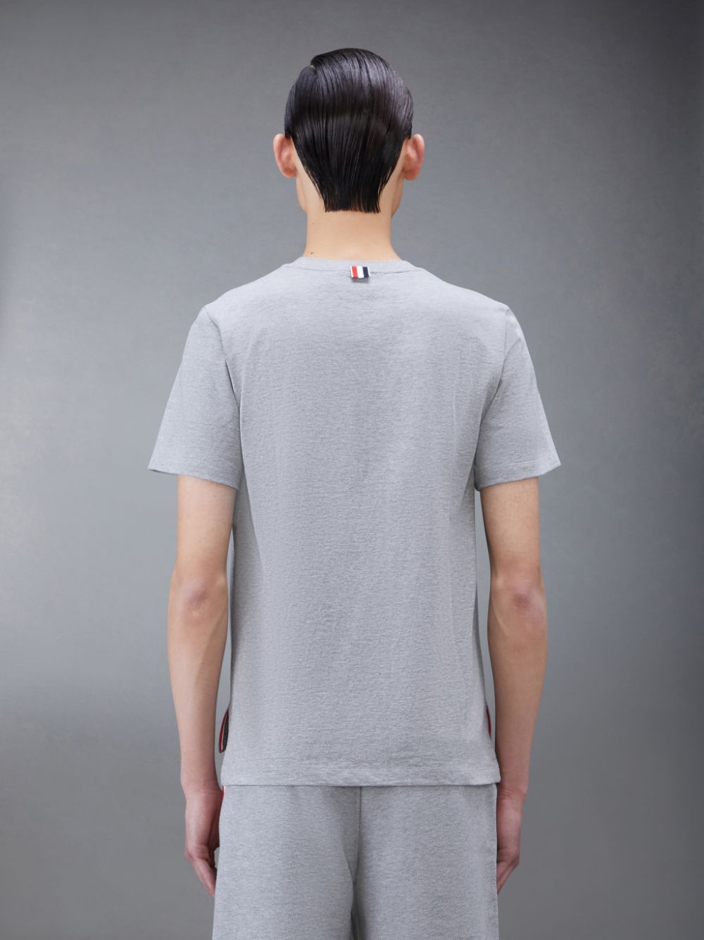 Thom Browne Jersey Relaxed Side Slit T-shirts Herren Grau | RRK76T18726