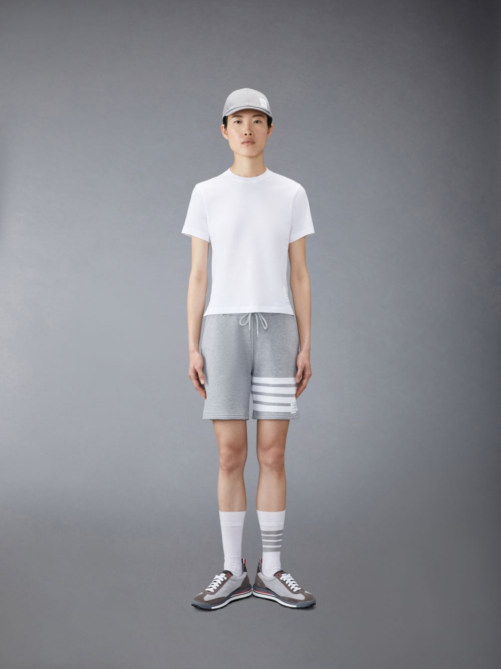 Thom Browne Jersey Relaxed Side Slit T-shirts Damen Weiß | YZV33S16695