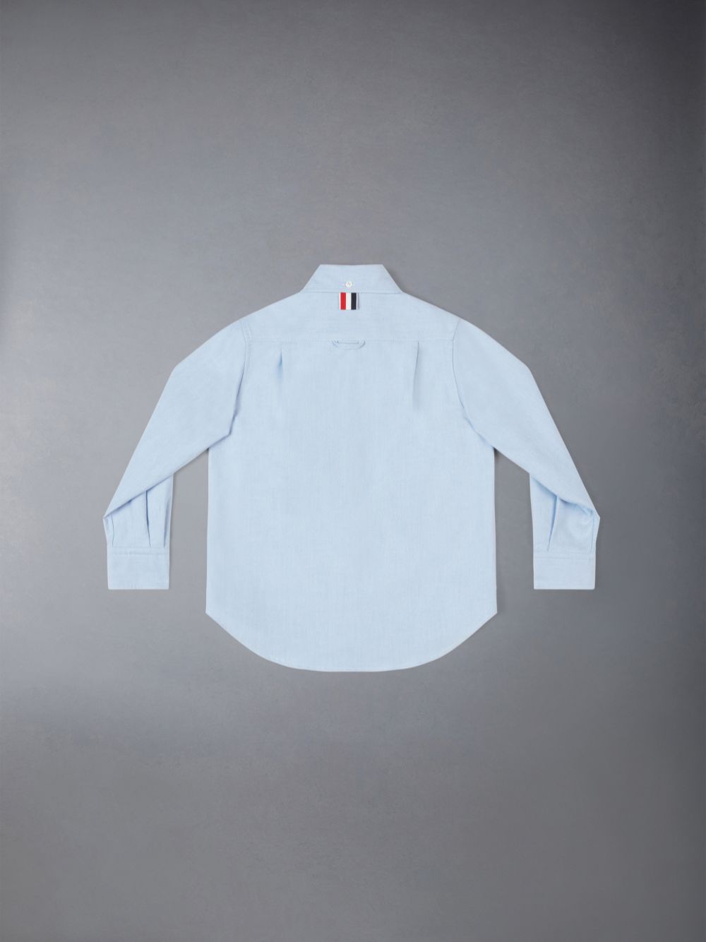 Thom Browne Light Blue Cotton Oxford Classic Hemd Jungen Blau | SNU45V84030