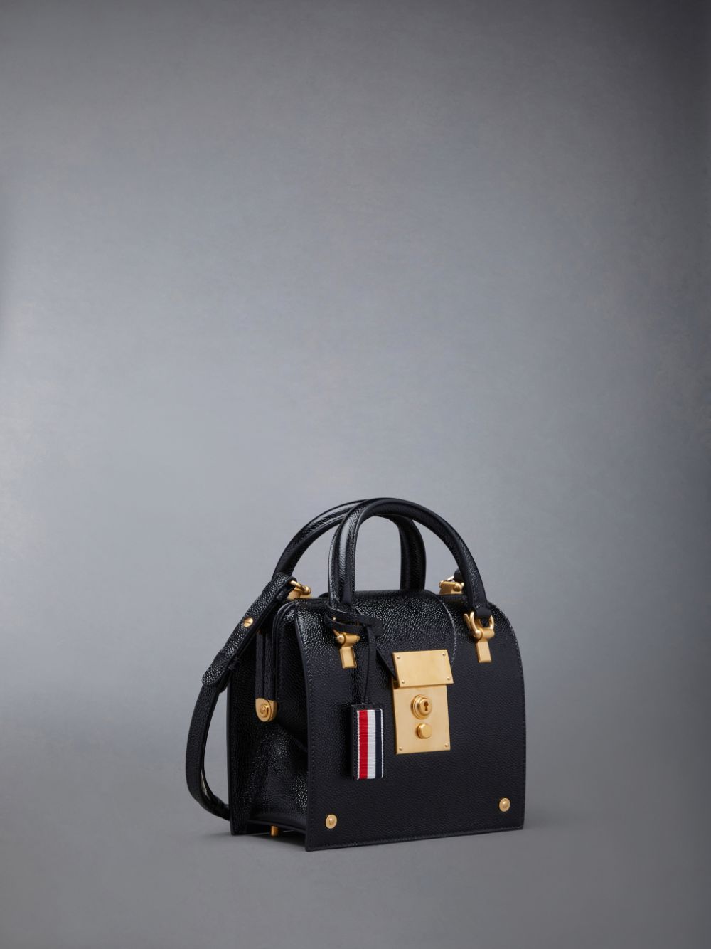 Thom Browne Lucido Mrs. Mini Tragetaschen Damen Schwarz | UHD05Z16716