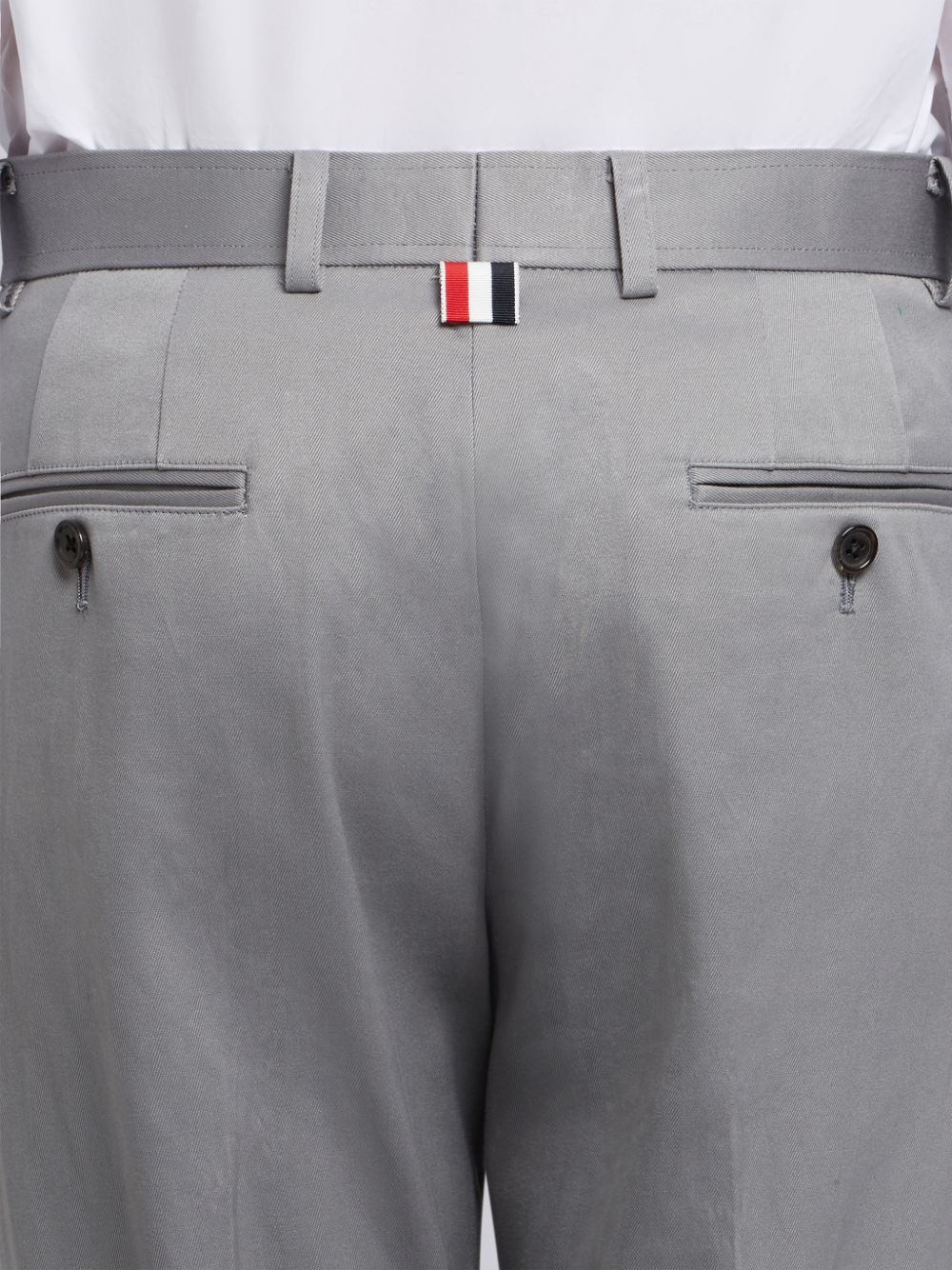 Thom Browne Medium Cotton Twill Unconstructed Chino Hose Herren Grau | TFB34D65052