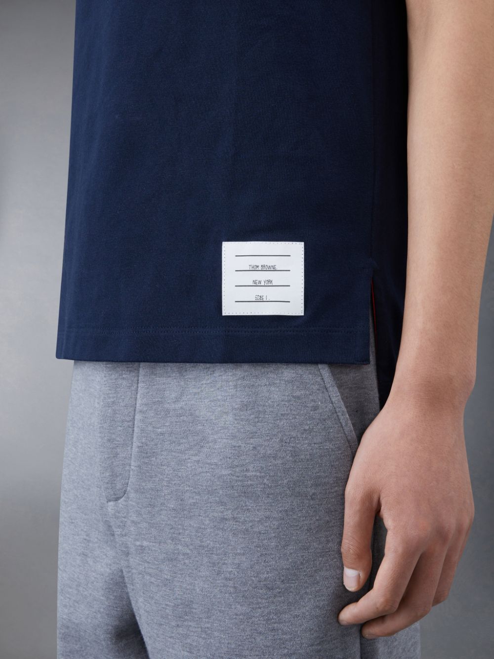 Thom Browne Midweight Jersey Stripe Short Sleeve T-shirts Herren Blau | LRF99C32583