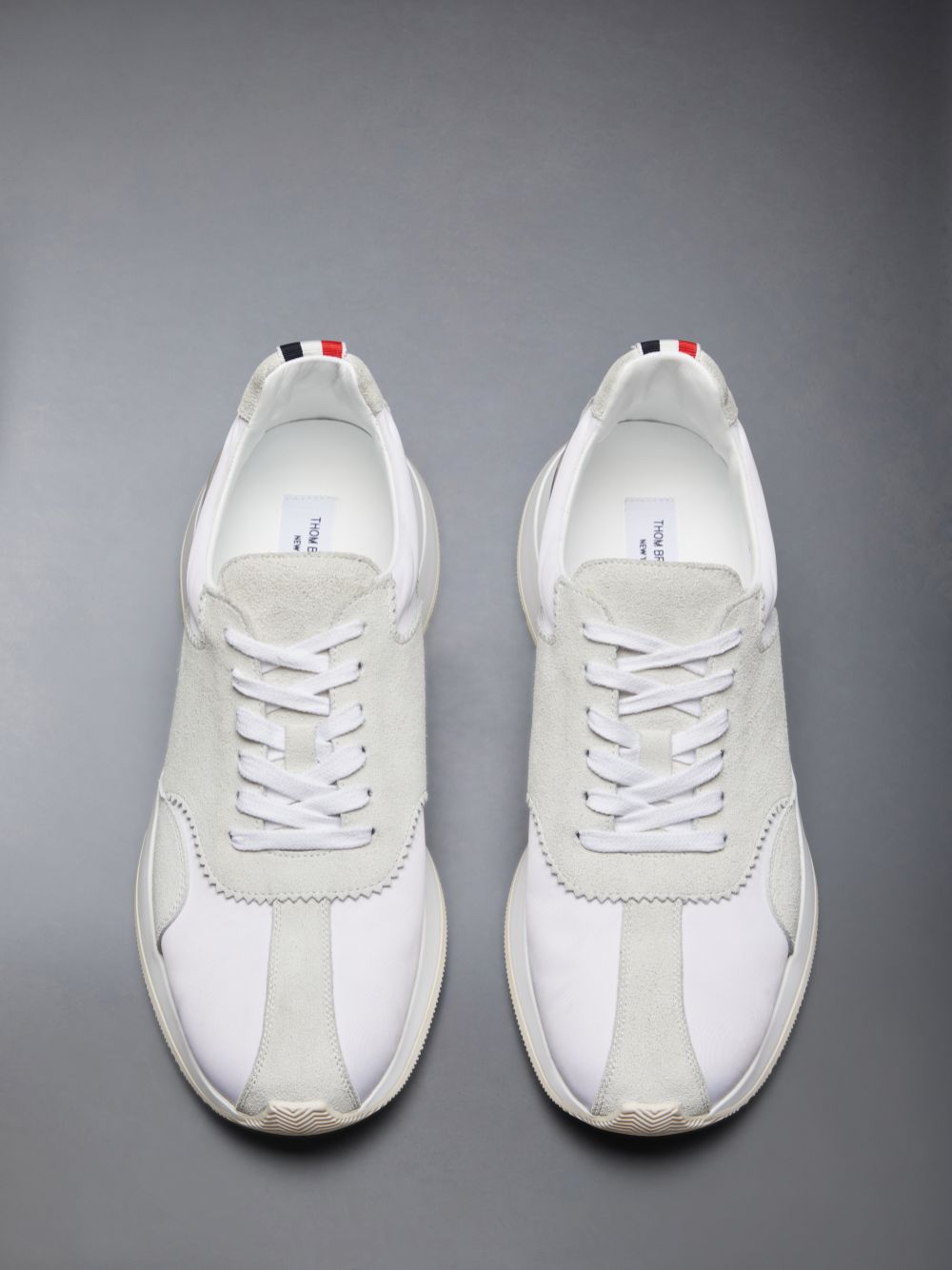 Thom Browne Nylon Sprinter Sneakers Herren Weiß | BVW53I50844