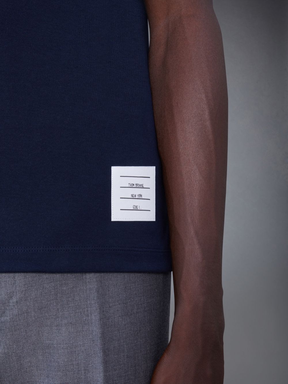 Thom Browne Oversized Short Sleeve Pocket T-shirts Herren Blau | WMU89X24306