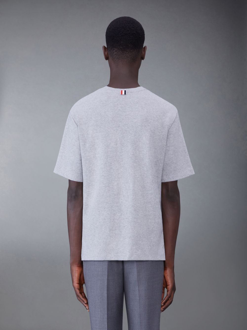 Thom Browne Oversized Short Sleeve Pocket T-shirts Herren Grau | TLP91O93873