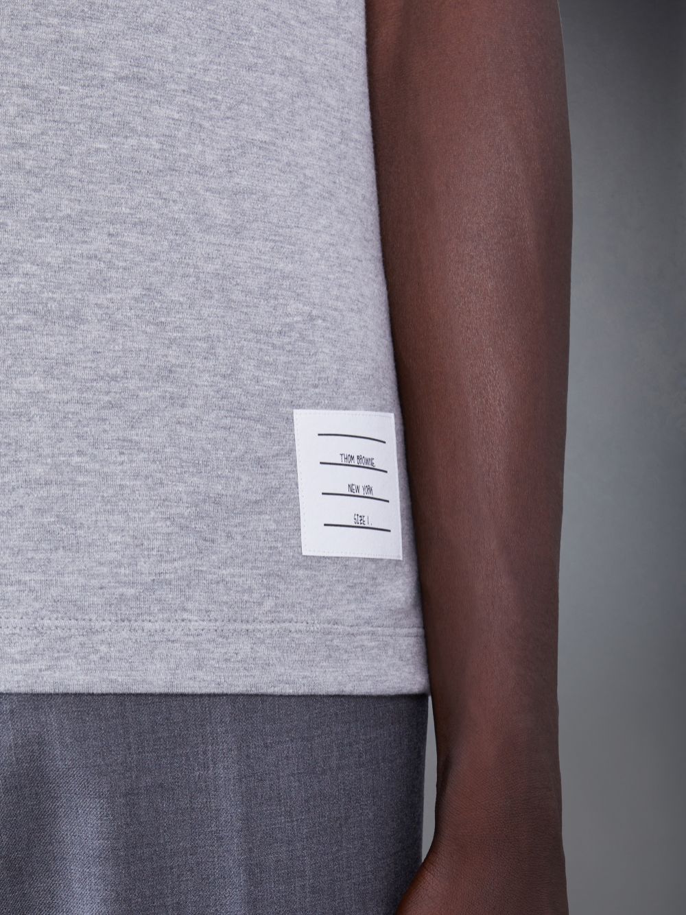 Thom Browne Oversized Short Sleeve Pocket T-shirts Herren Grau | TLP91O93873