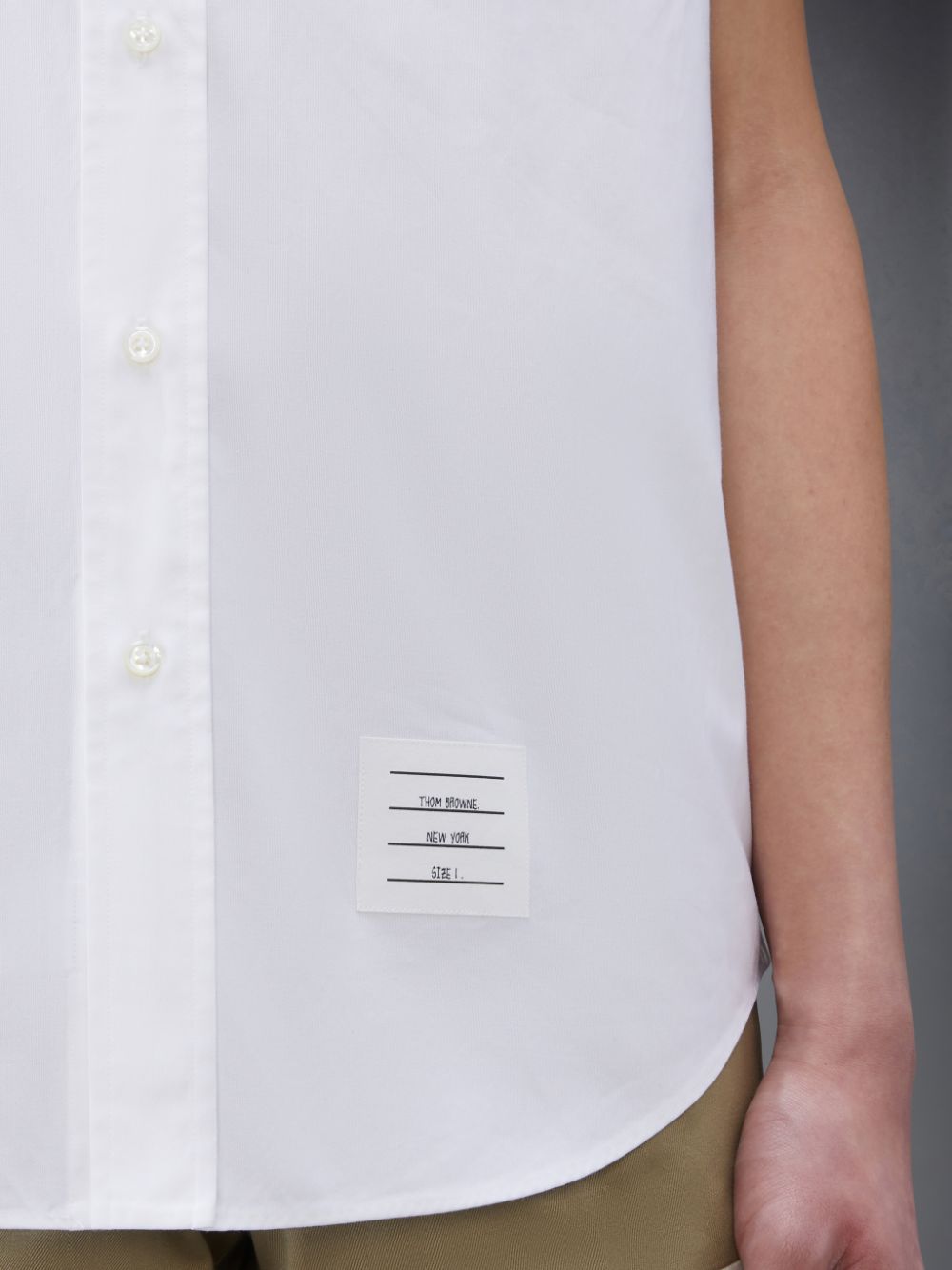 Thom Browne Oxford 4-Bar Short Sleeve Hemd Herren Weiß | HEI20A74190