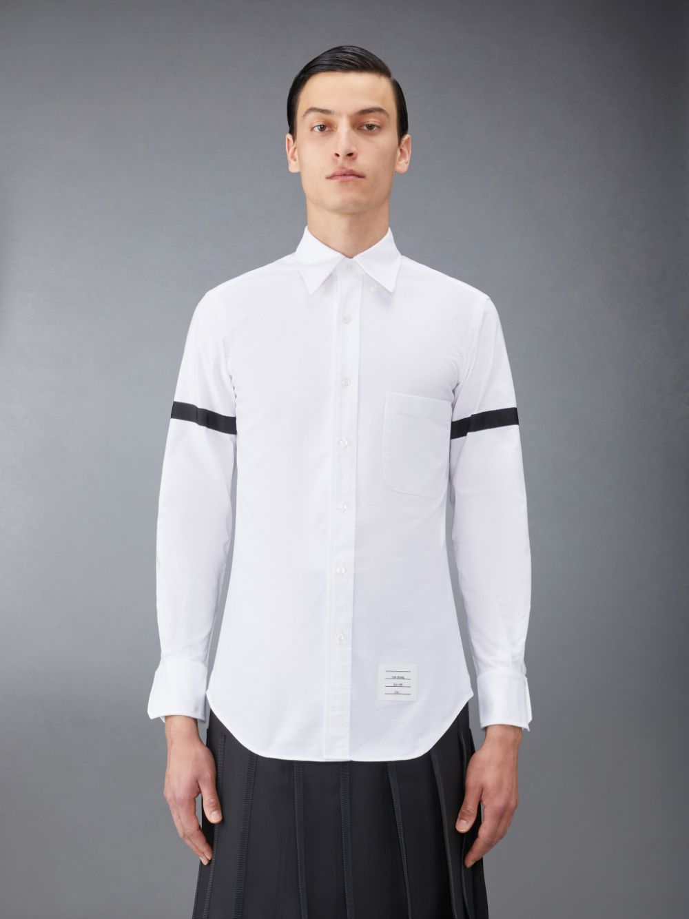 Thom Browne Oxford Armband Hemd Herren Weiß | VCN93F91549