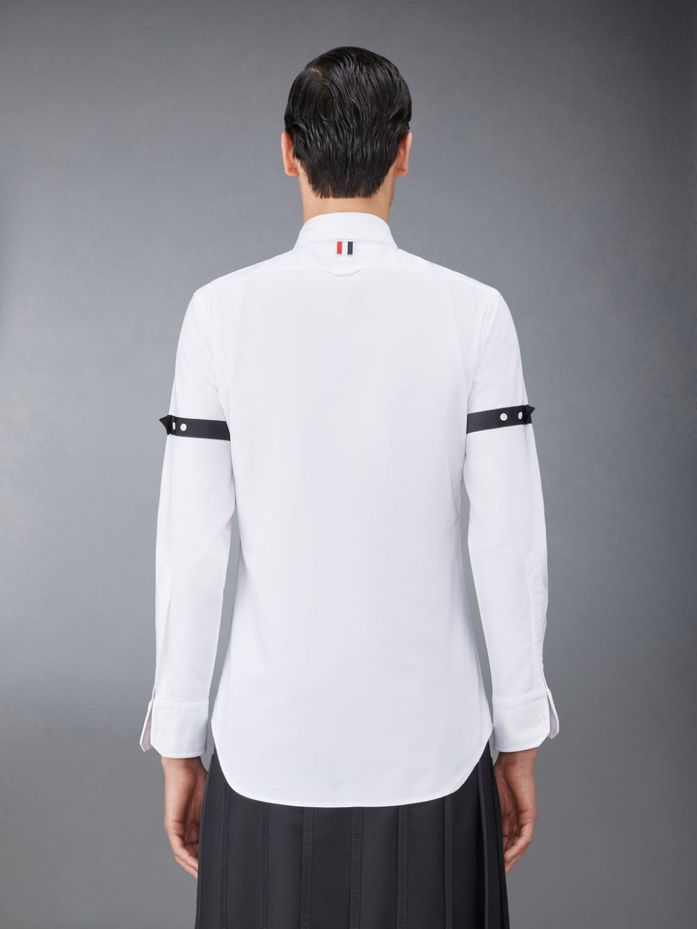 Thom Browne Oxford Armband Hemd Herren Weiß | VCN93F91549