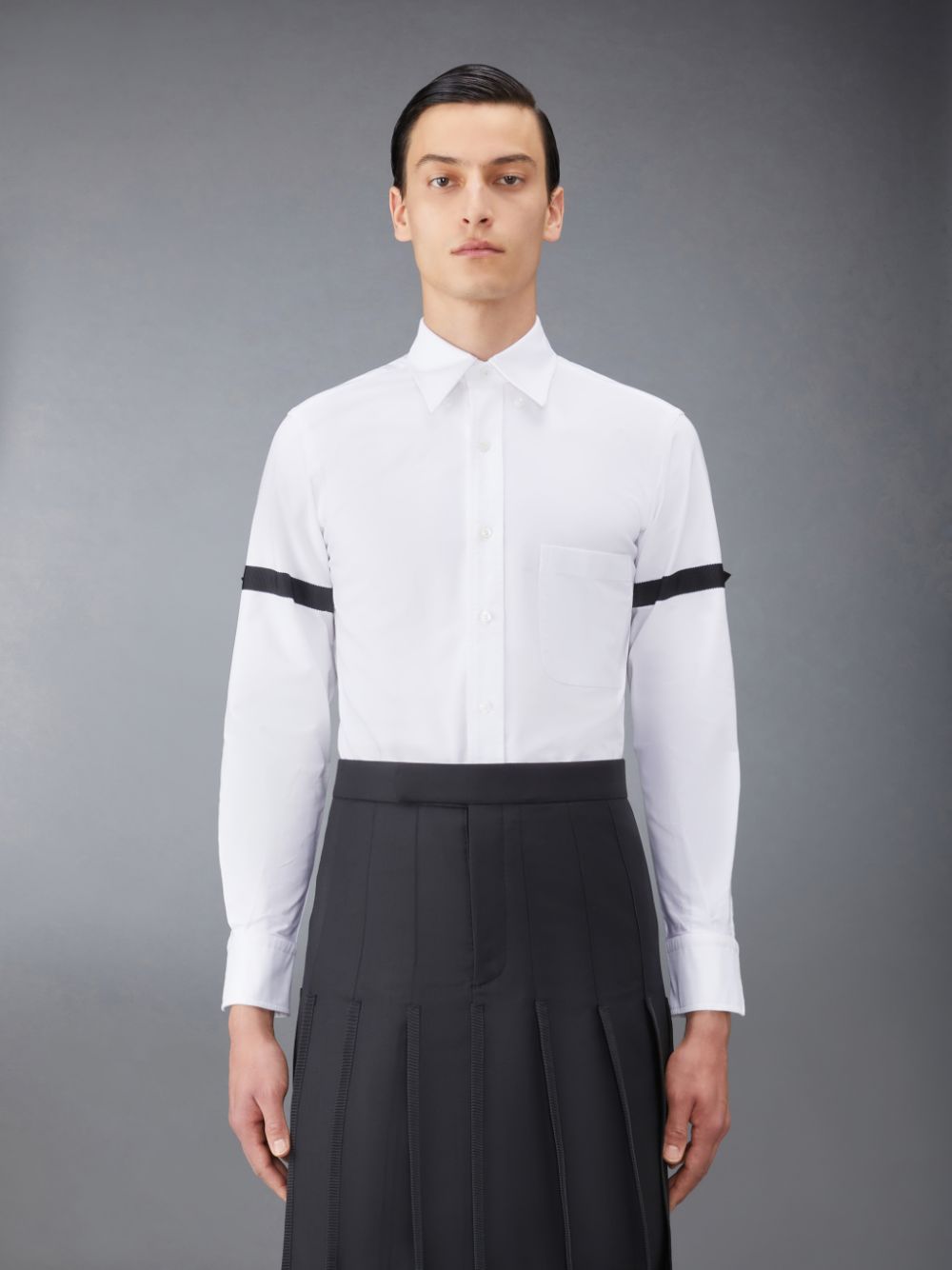 Thom Browne Oxford Armband Hemd Herren Weiß | VCN93F91549