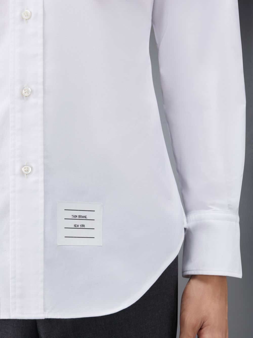 Thom Browne Oxford Hemd Herren Weiß | WPC04C16924