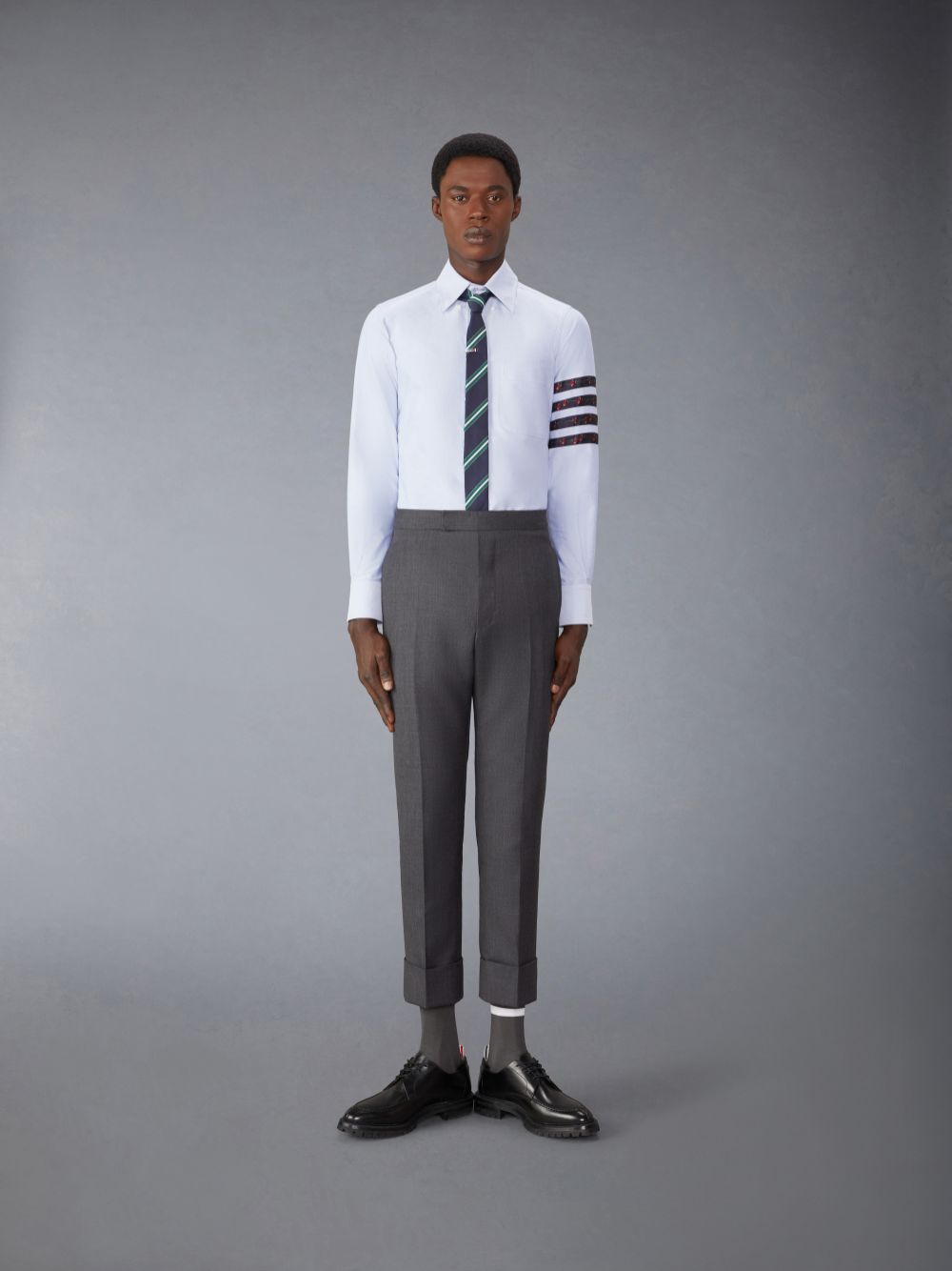 Thom Browne Oxford Rose 4-Bar Hemd Herren Blau | KIW96U10727