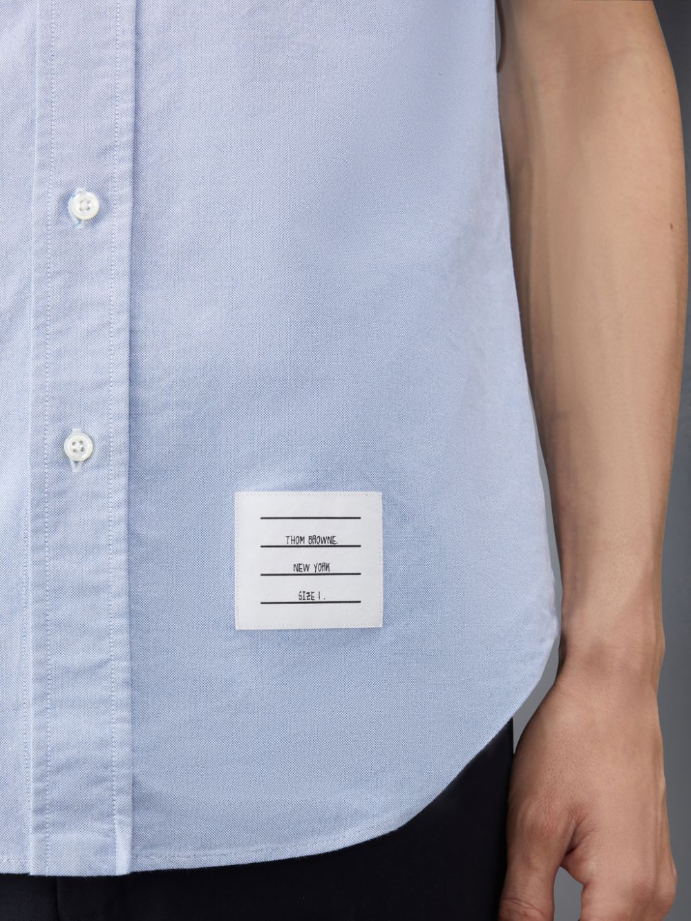 Thom Browne Oxford Short Sleeve Hemd Herren Blau | CUO00J78515