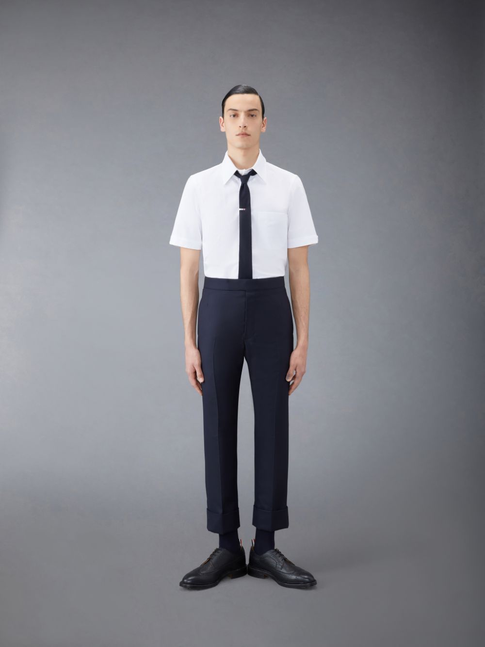 Thom Browne Oxford Short Sleeve Hemd Herren Weiß | RFF22E63423