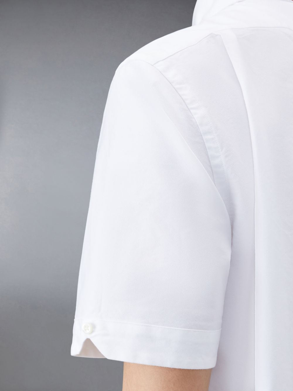 Thom Browne Oxford Short Sleeve Hemd Herren Weiß | RFF22E63423