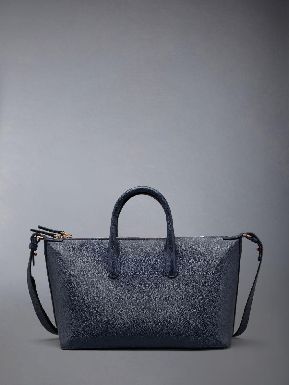 Thom Browne Pebble Grain 4-Bar Small Duffle Tasche Damen Blau | LHP83M03404