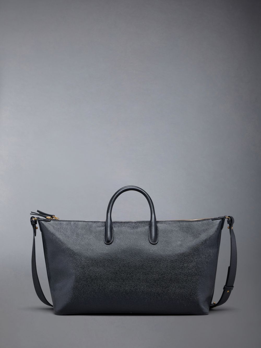 Thom Browne Pebble Grain Medium Duffle Tasche Damen Schwarz | TDC18E35823