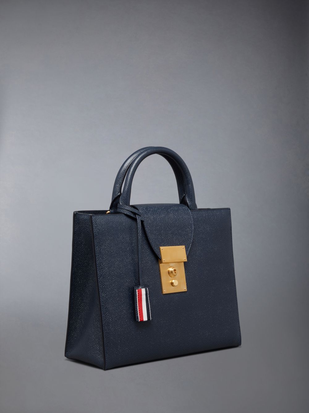 Thom Browne Pebble Grain Small Mr. Tragetaschen Damen Blau | NHC42C33287