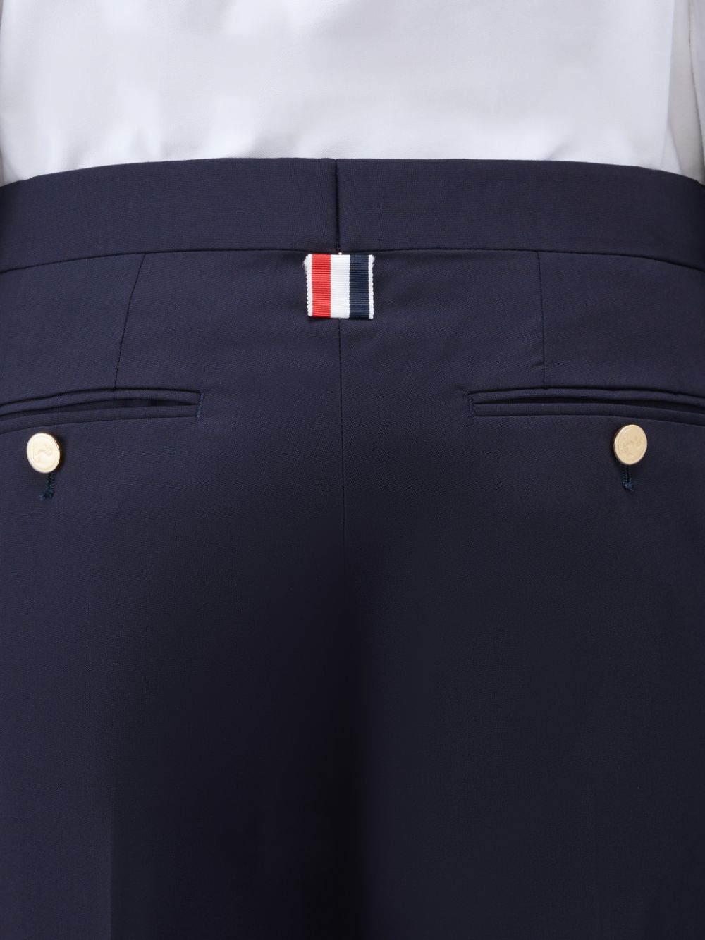 Thom Browne Plain Weave 4-Bar Low Rise Hose Herren Blau | NTI12A88074
