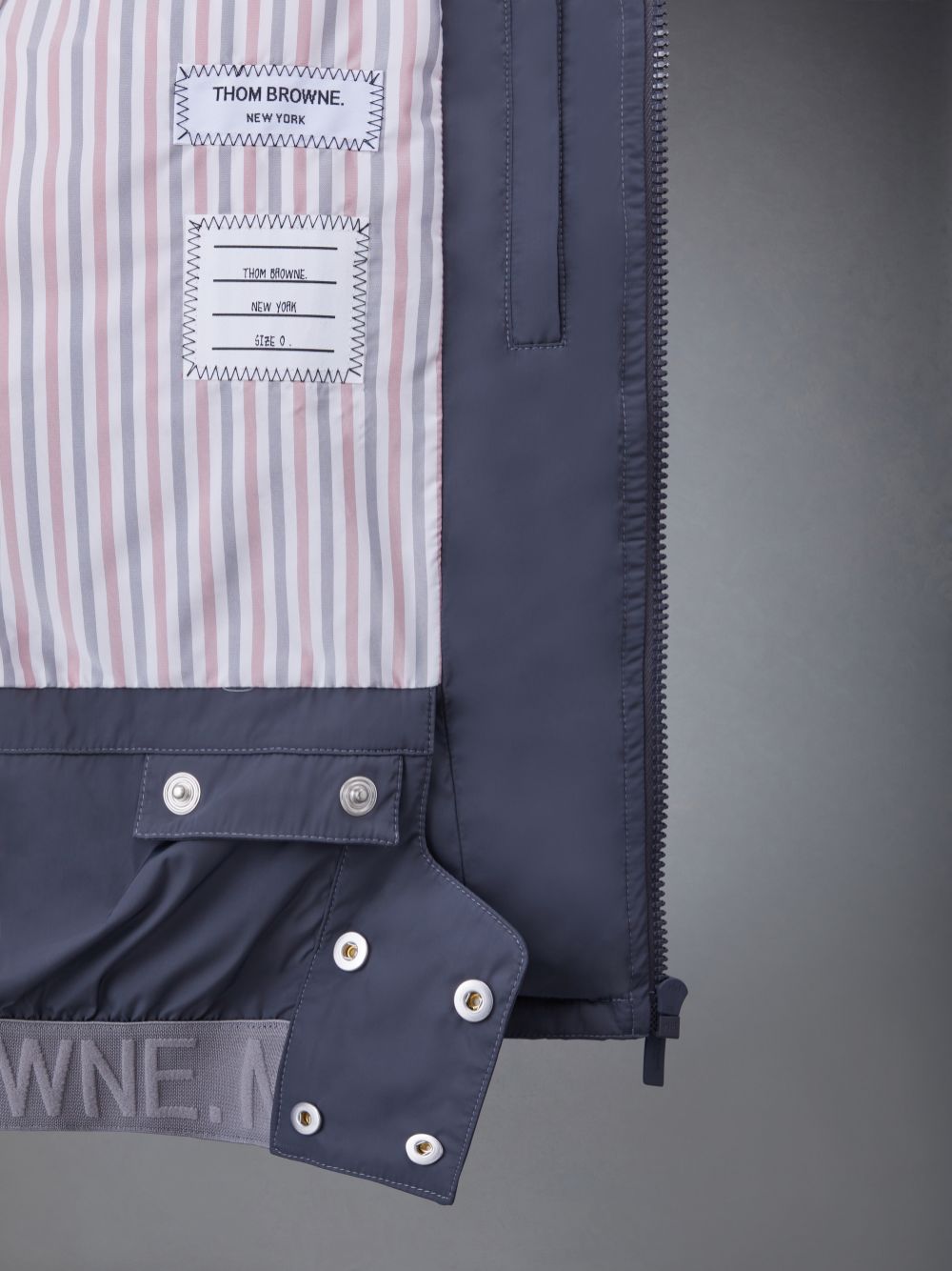 Thom Browne Poly Twill 4-Bar Down Ski Jacken Herren Grau | VKU15J54054