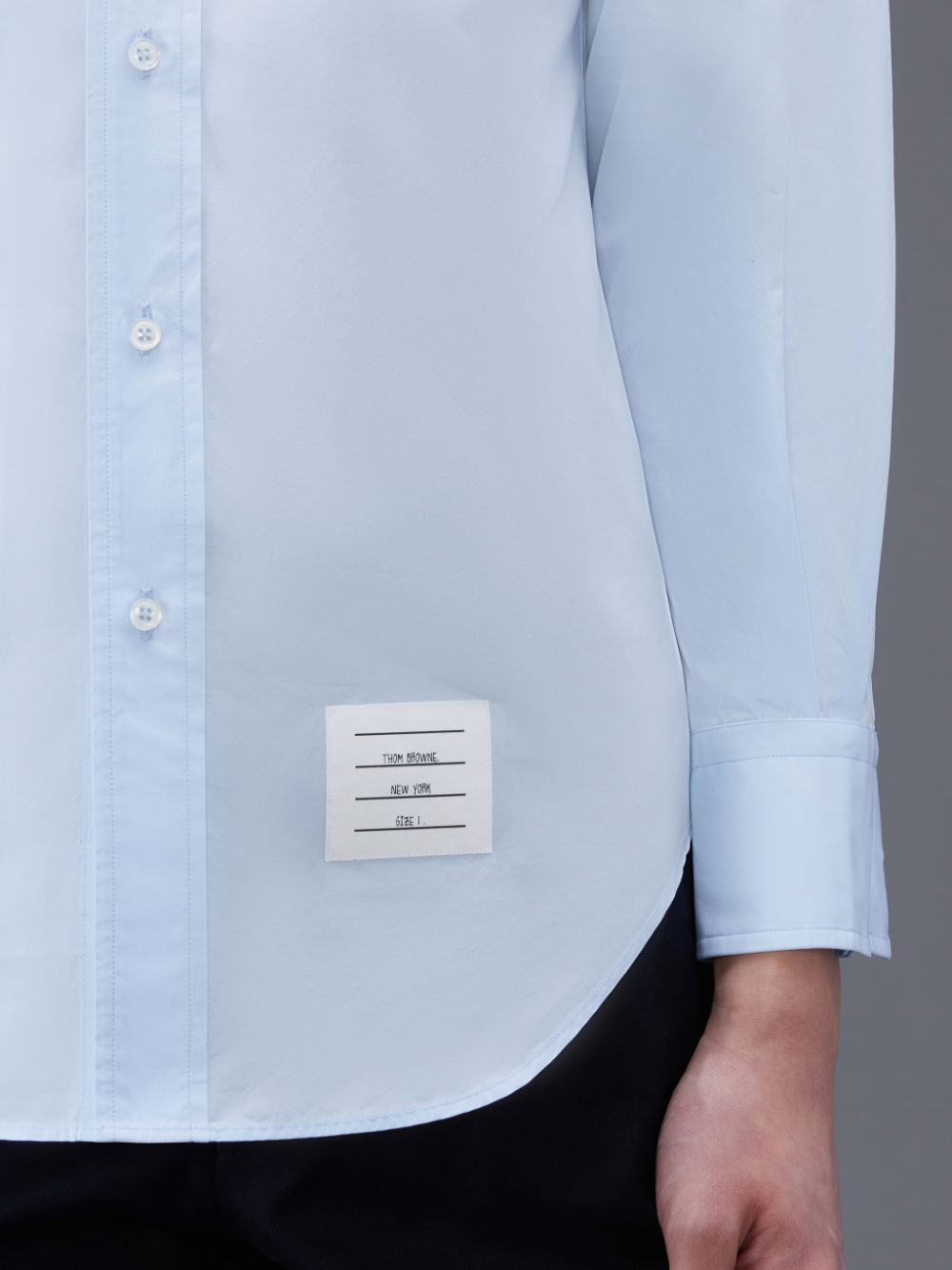 Thom Browne Poplin Armband Classic Hemd Herren Blau | HVT92Q31309