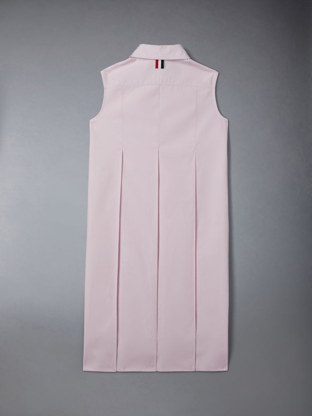 Thom Browne Poplin Wide Pleated Shirt Kleid Mädchen Rosa | FBX01T99854