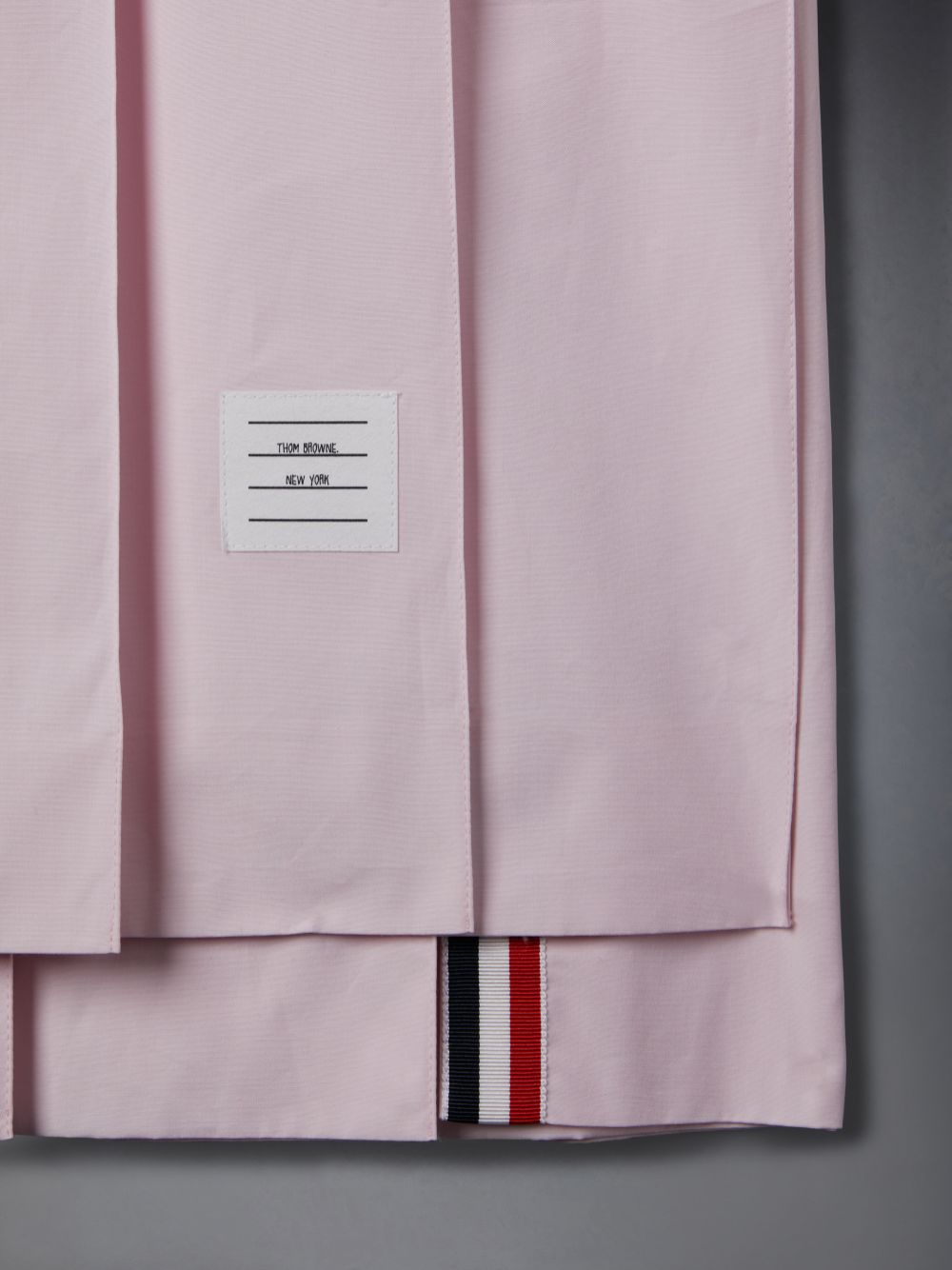 Thom Browne Poplin Wide Pleated Shirt Kleid Mädchen Rosa | FBX01T99854