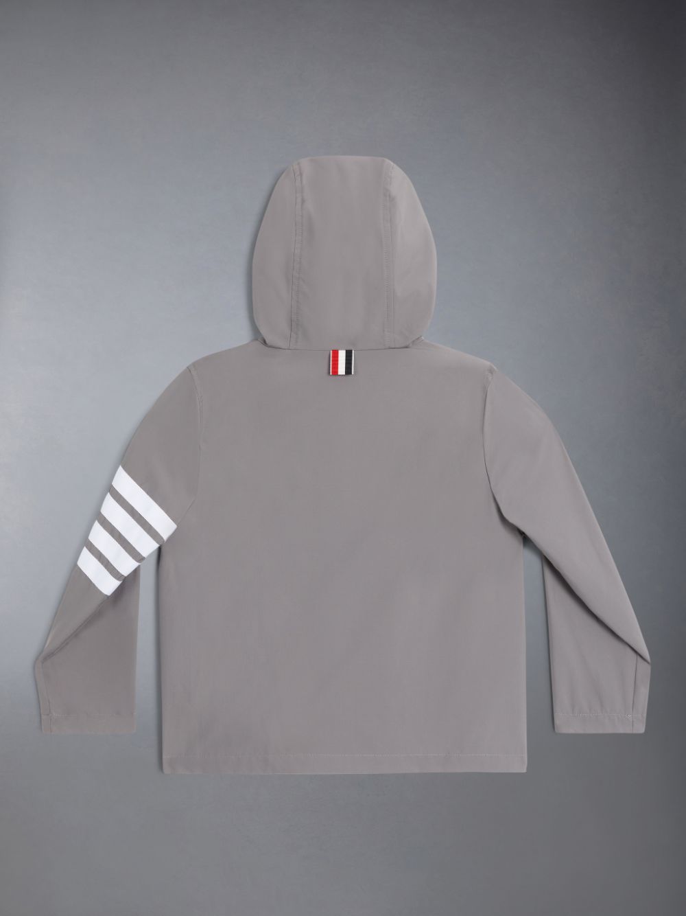 Thom Browne Ripstop 4-Bar Rain Jacken Jungen Grau | ZWH38S49017