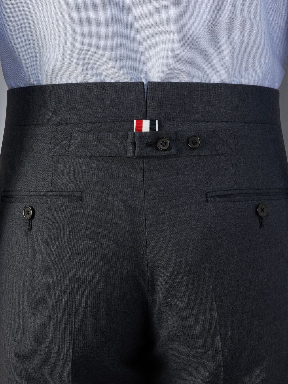 Thom Browne School Uniform Mid Rise Skinny Hose Herren Grau | EDR49K61776