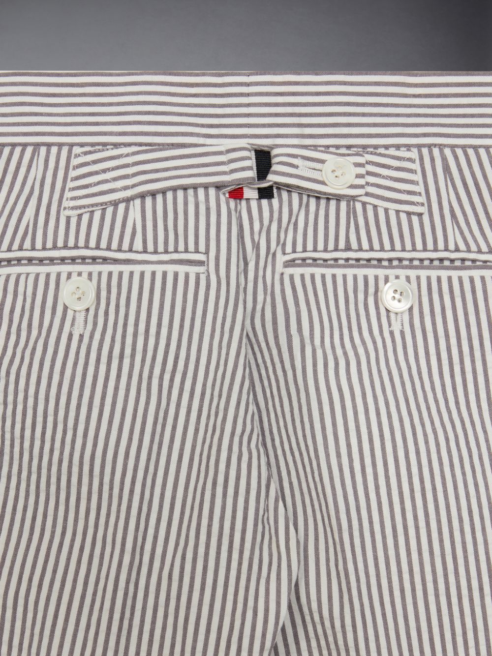 Thom Browne Seersucker Classic Hose Mädchen Grau | FRQ46X47526
