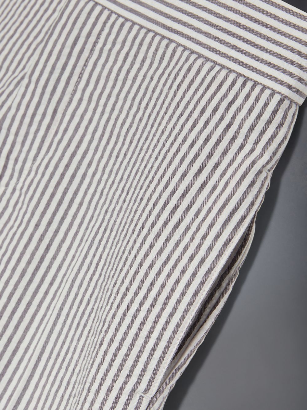 Thom Browne Seersucker Classic Hose Mädchen Grau | FRQ46X47526