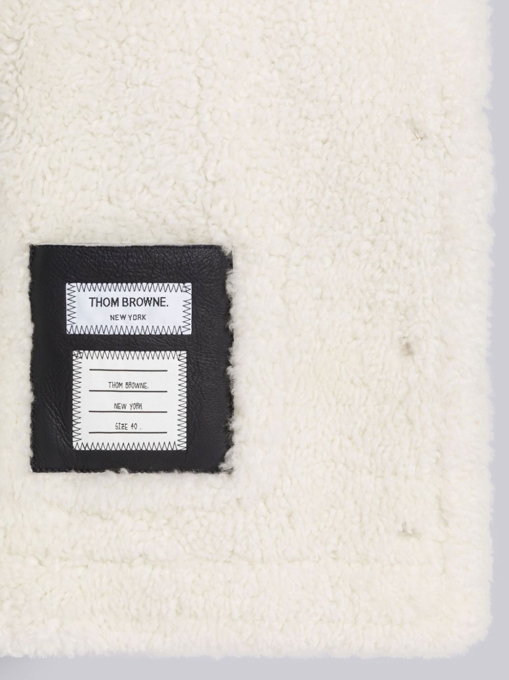 Thom Browne Shearling Patch Pocket Jacken Damen Blau | YRY85V62019