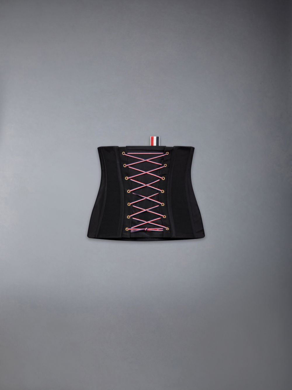 Thom Browne Silk Faille Cummerbund Corset Korsett Damen Schwarz | YLB91P26073