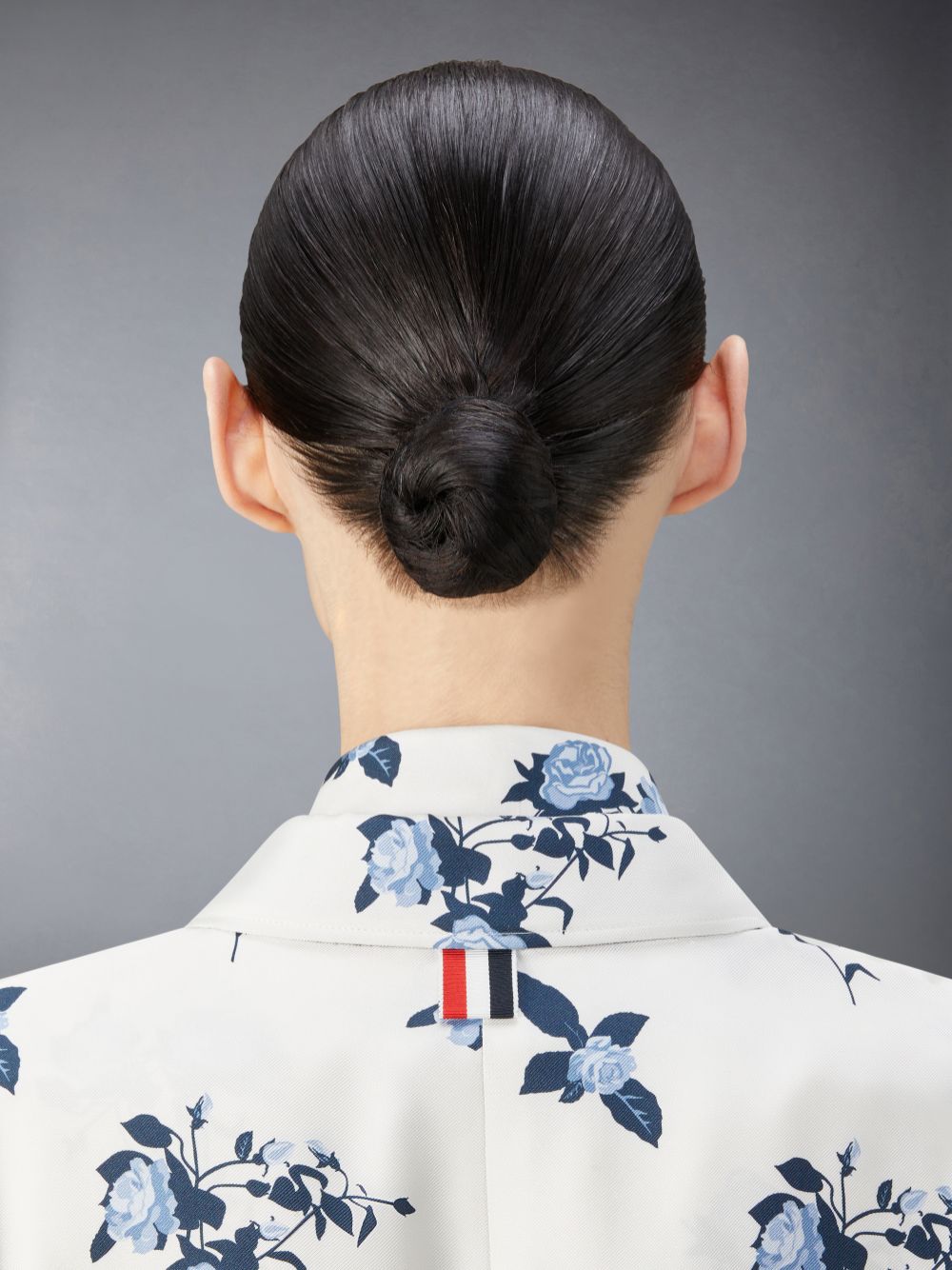 Thom Browne Silk Floral Slim Fit Sport Mäntel Damen Weiß | OKP24Q46989