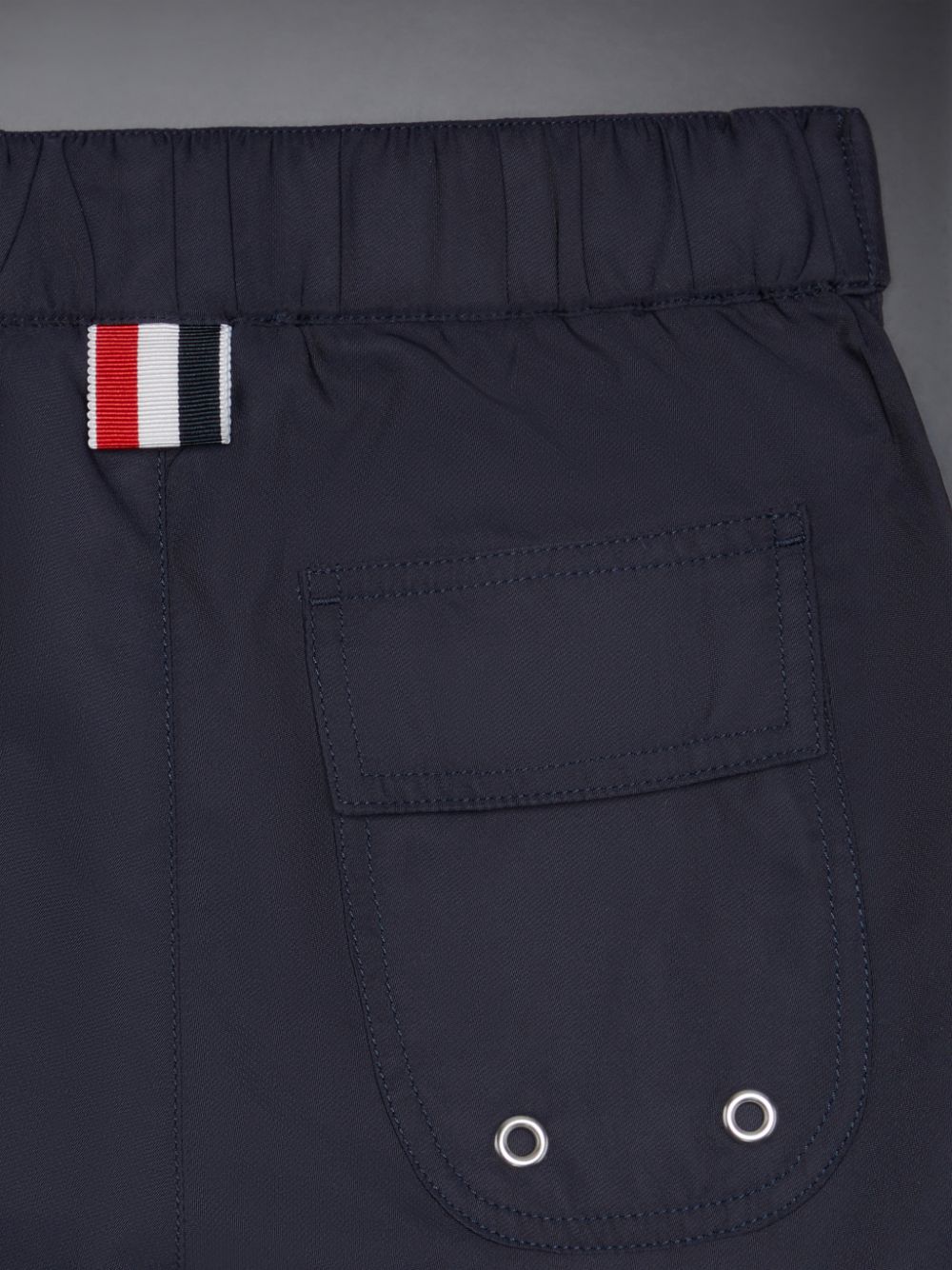 Thom Browne Solid Swim Tech 4-Bar Badehose Mädchen Blau | UTF10P61437