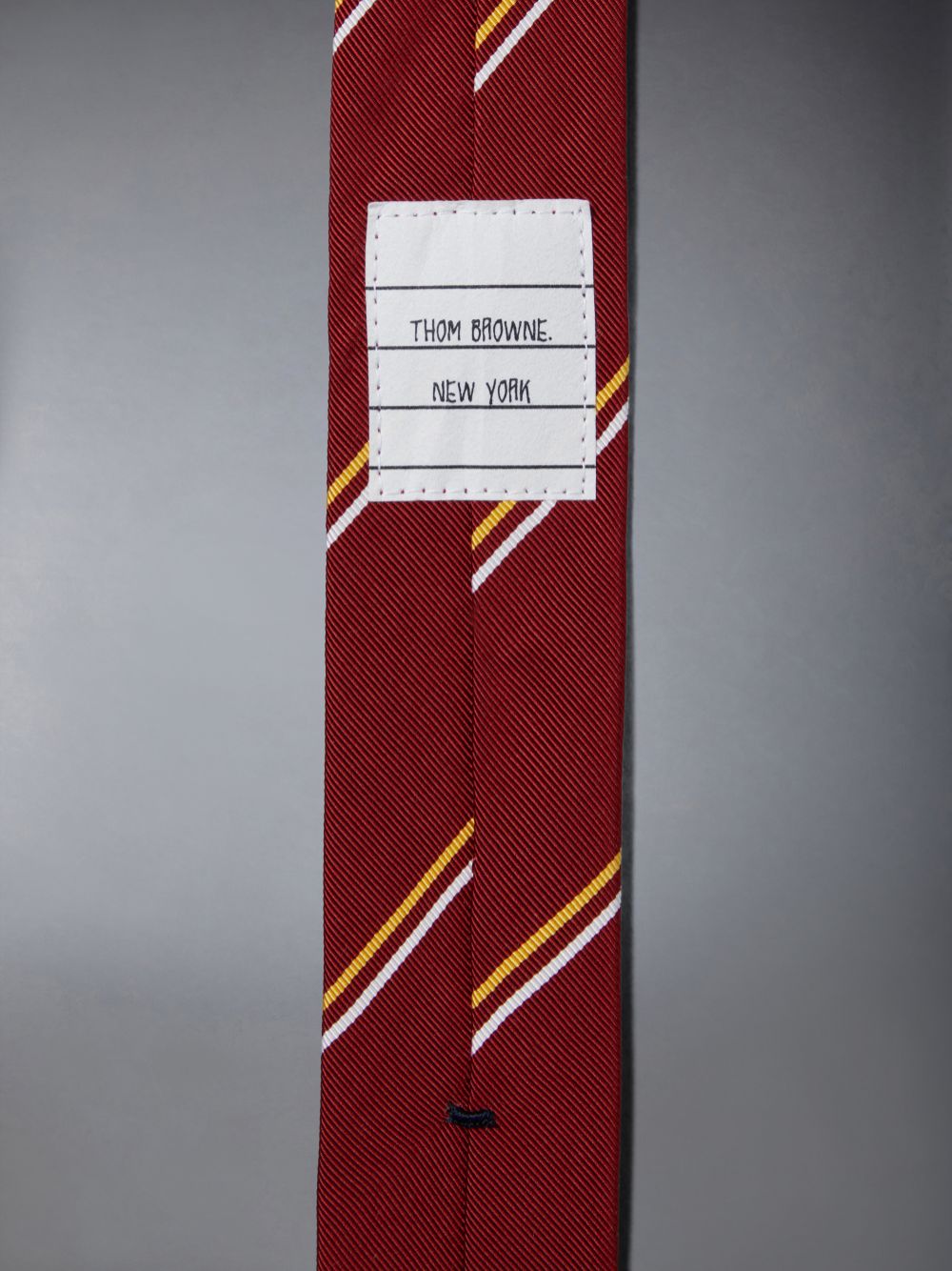Thom Browne Stripe Mogador Classic Krawatten Herren Rot | MVP08U81806