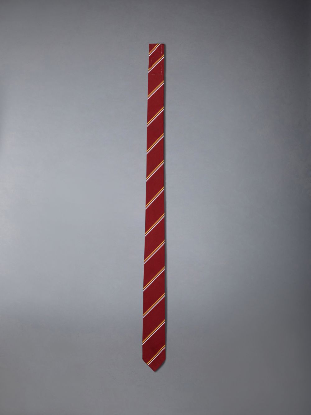 Thom Browne Stripe Mogador Classic Krawatten Herren Rot | MVP08U81806