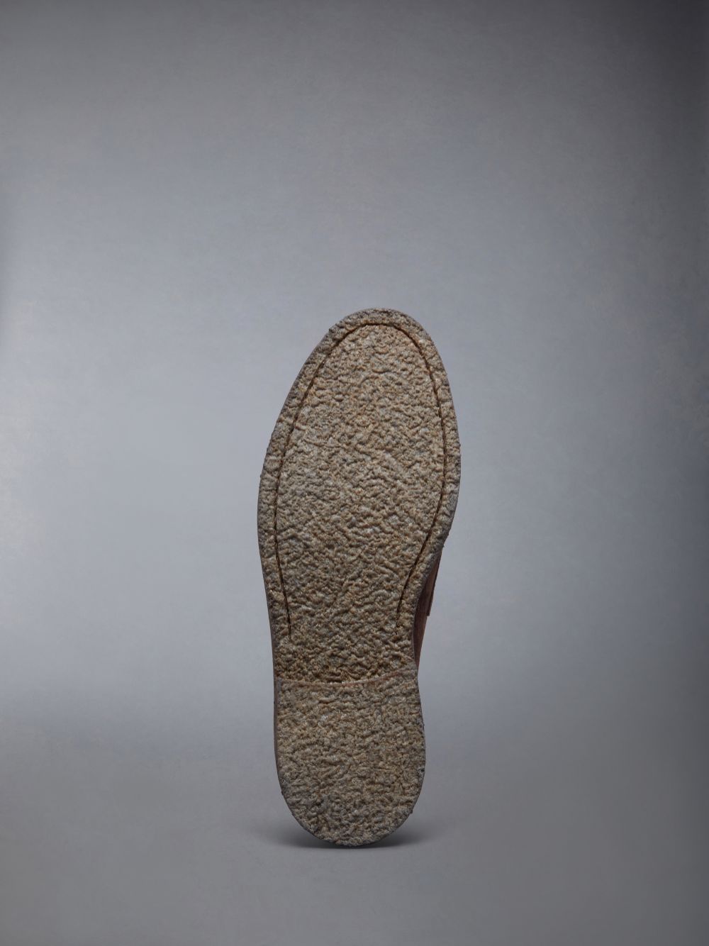 Thom Browne Suede Crepe Sole Shearling Penny Halbschuhe Herren Braun | DOR27T20449