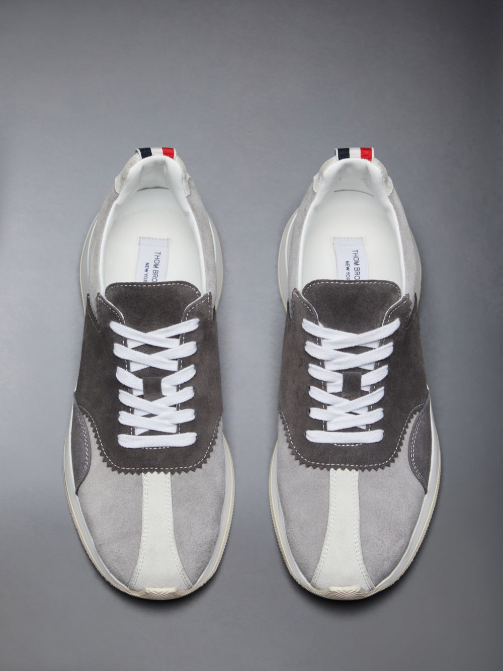Thom Browne Suede Sprinter Sneakers Damen Grau | YPT74H67145