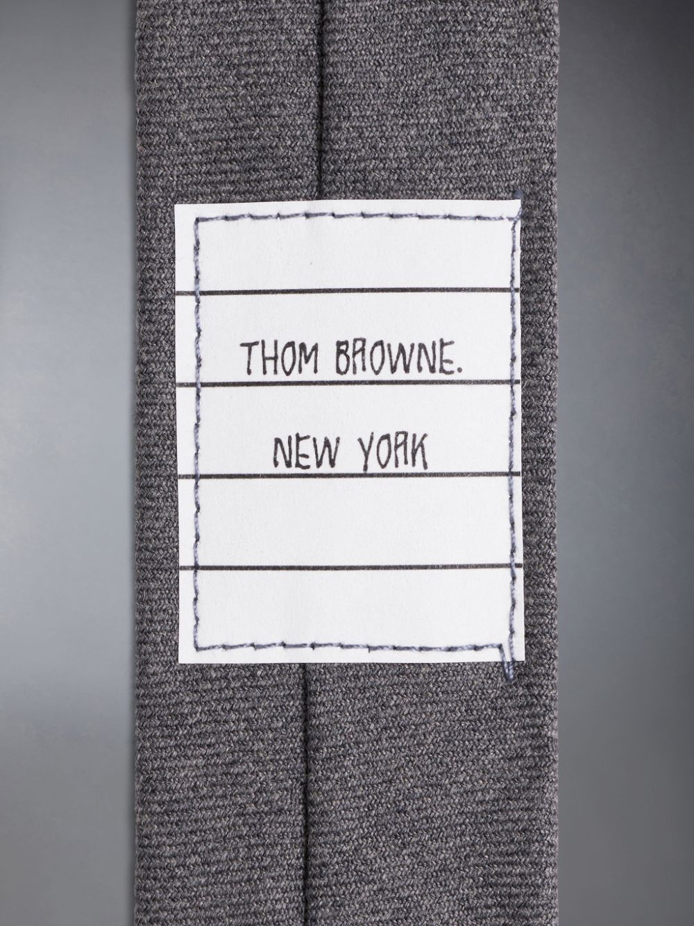 Thom Browne TWILL Krawatten Jungen Grau | SLC23D06334